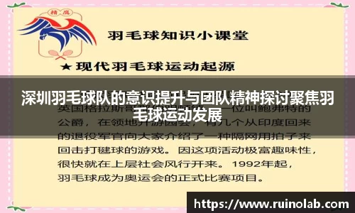 深圳羽毛球队的意识提升与团队精神探讨聚焦羽毛球运动发展